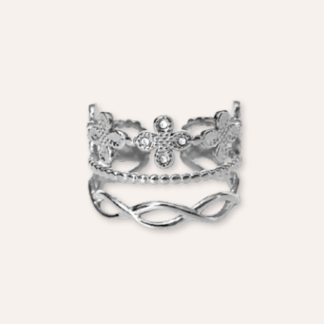 Alya | Bague en acier inoxydable