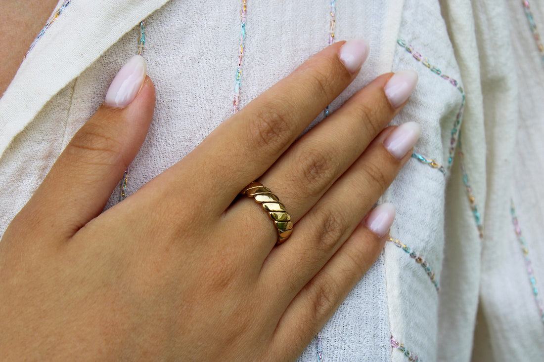 Alysson | Bague en acier inoxydable