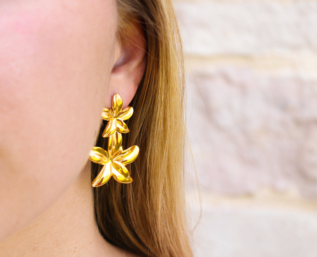 Amaya | Boucles d'oreilles en acier inoxydable