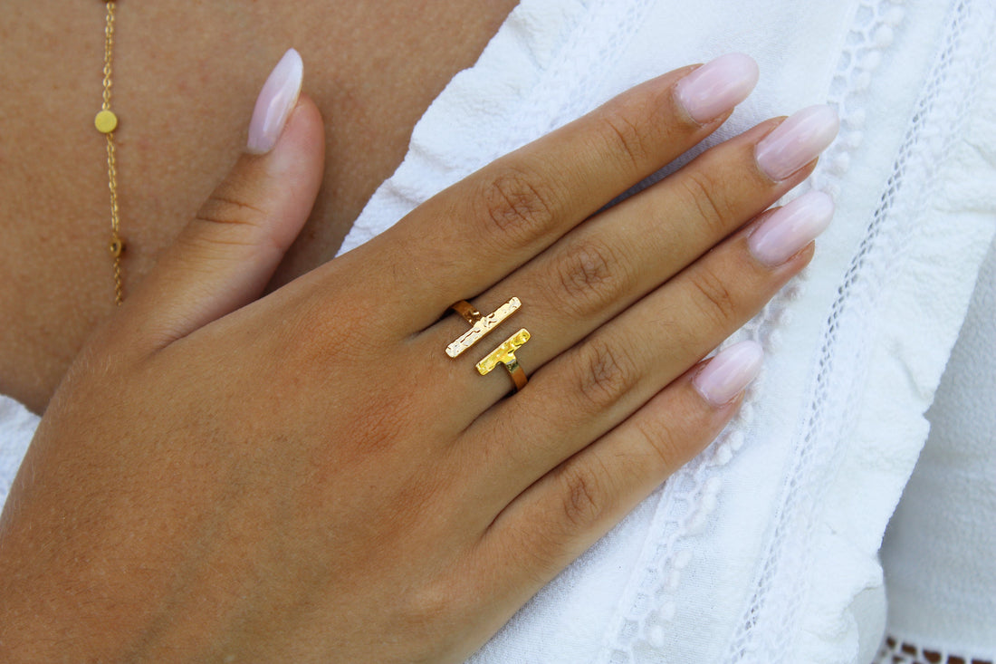 Angèle | Bague en acier inoxydable