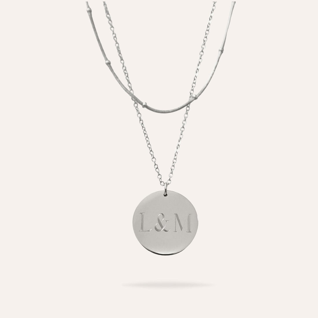 Bienveillance | Collier gravure personnalisée en acier inoxydable