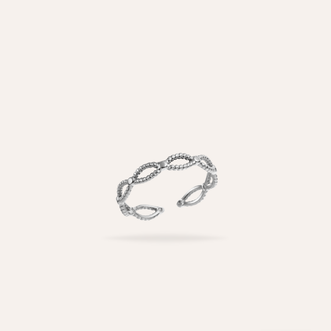 Abby | Bague en acier inoxydable