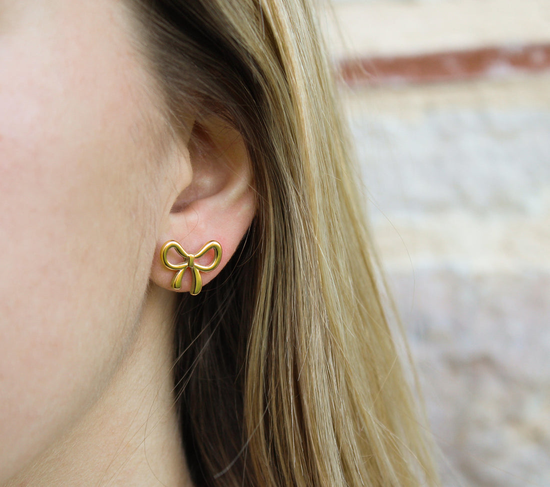 Coquette | Boucles d'oreilles en acier inoxydable