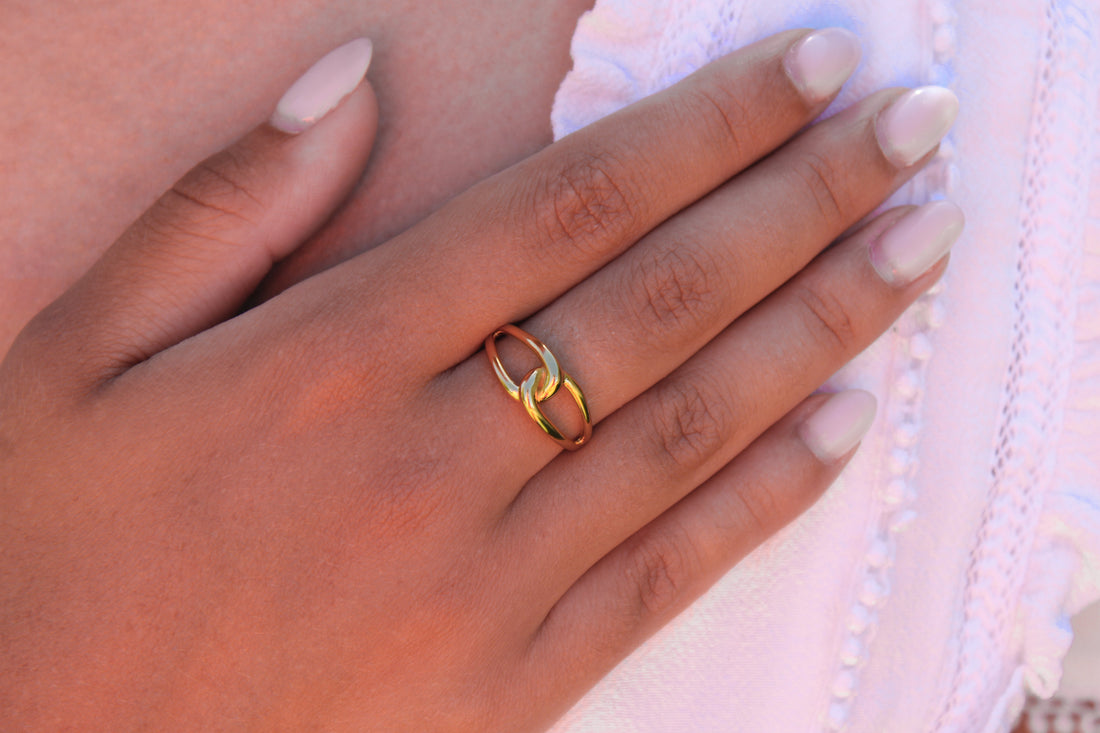 Crystal | Bague en acier inoxydable