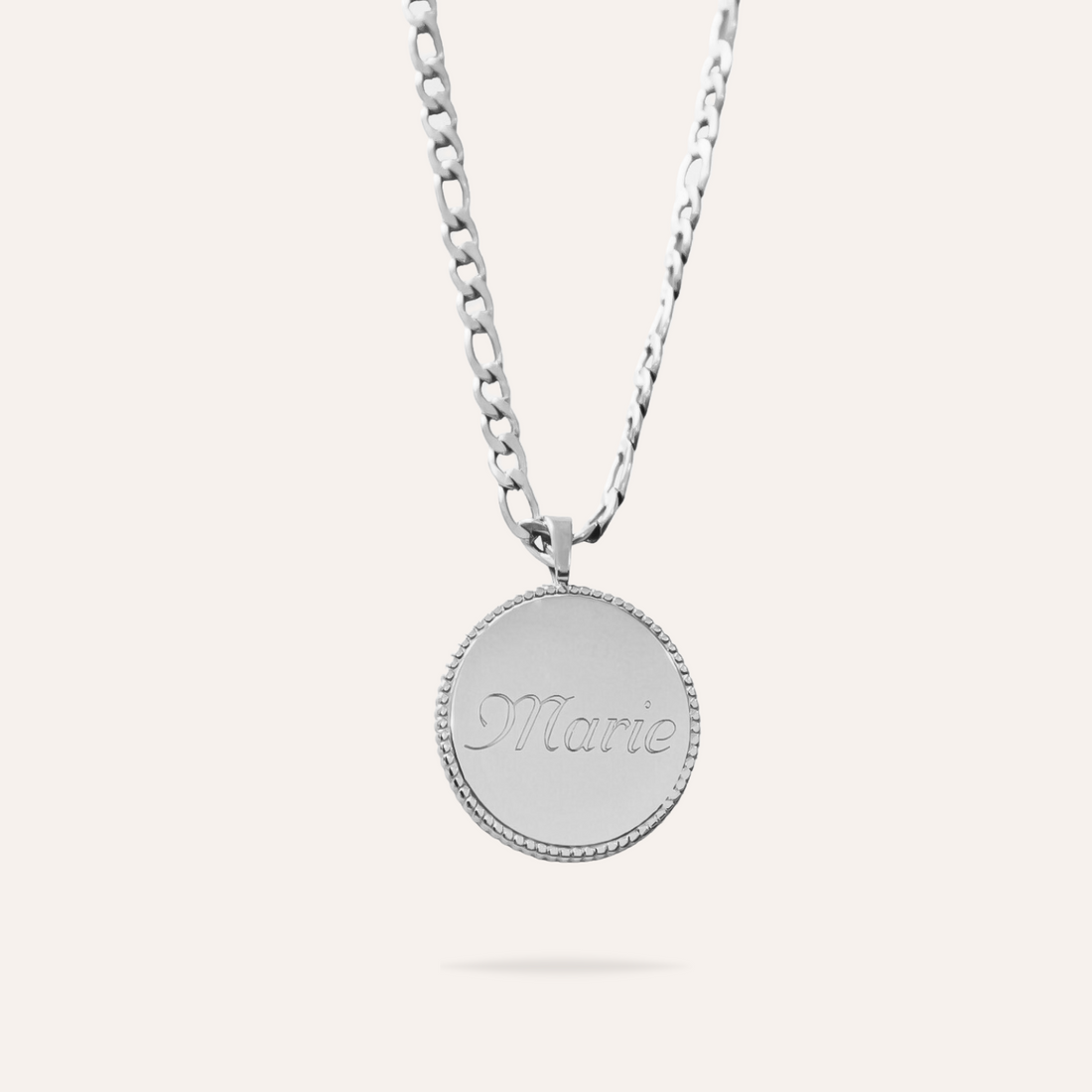 Douceur | Collier gravure personnalisée en acier inoxydable