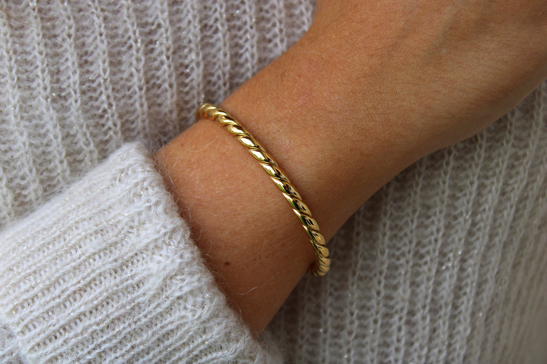 Fanny | Bracelet jonc en acier inoxydable