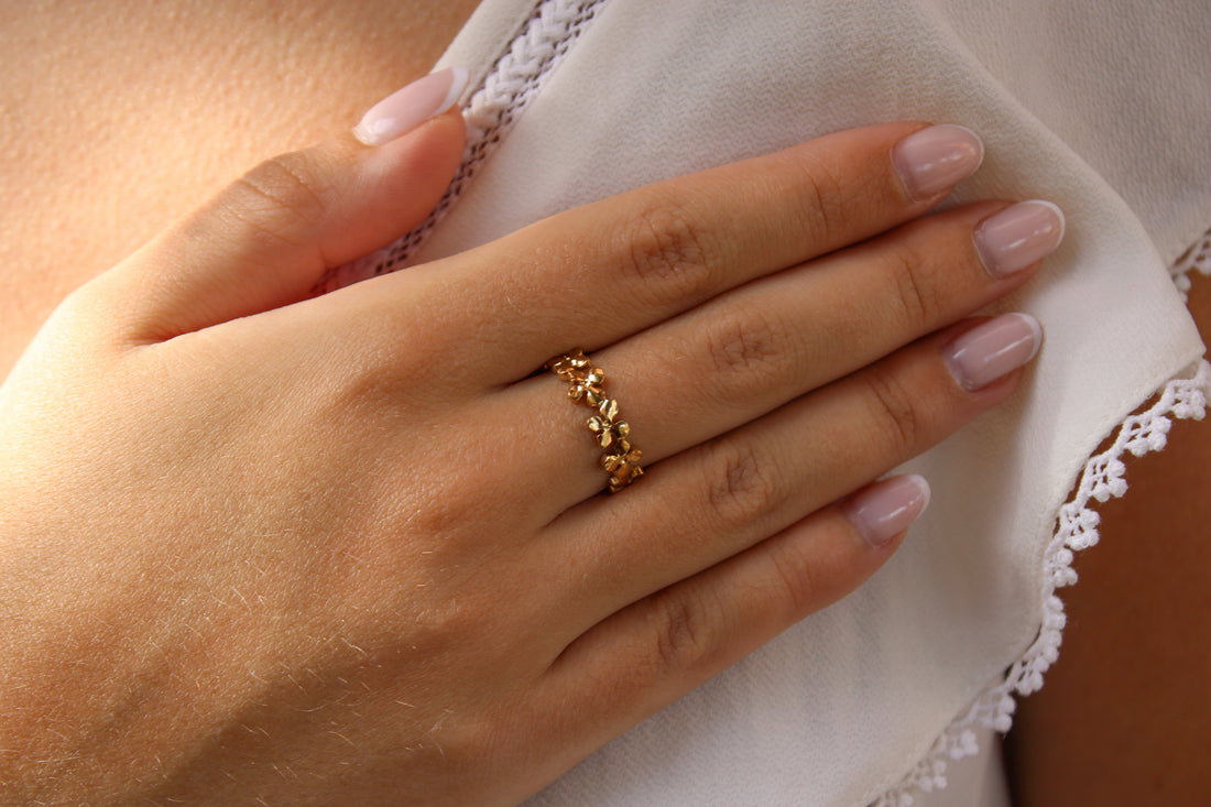 Hanaé | Bague en acier inoxydable