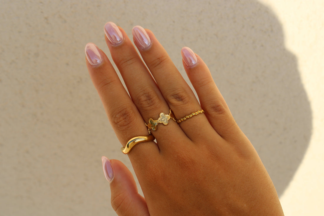 Maya | Bague en acier inoxydable
