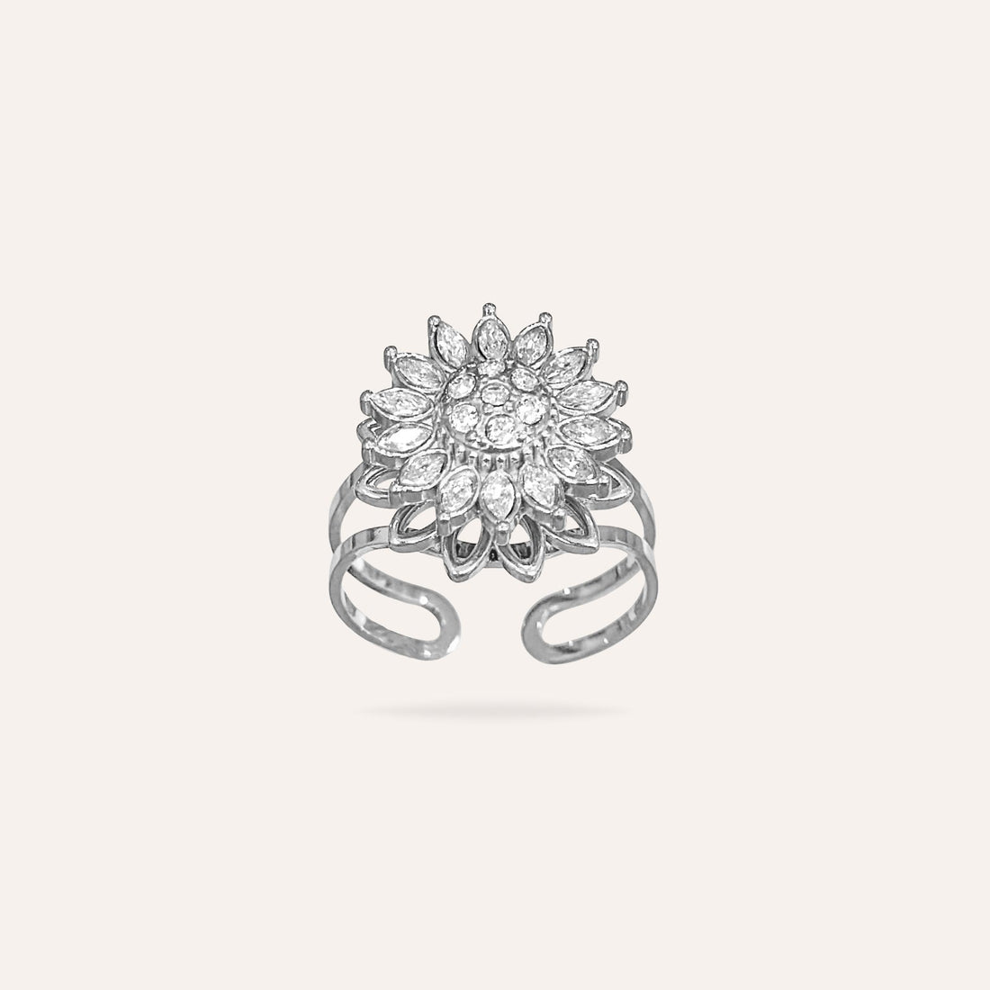 Iris | Bague anti-stress en acier inoxydable