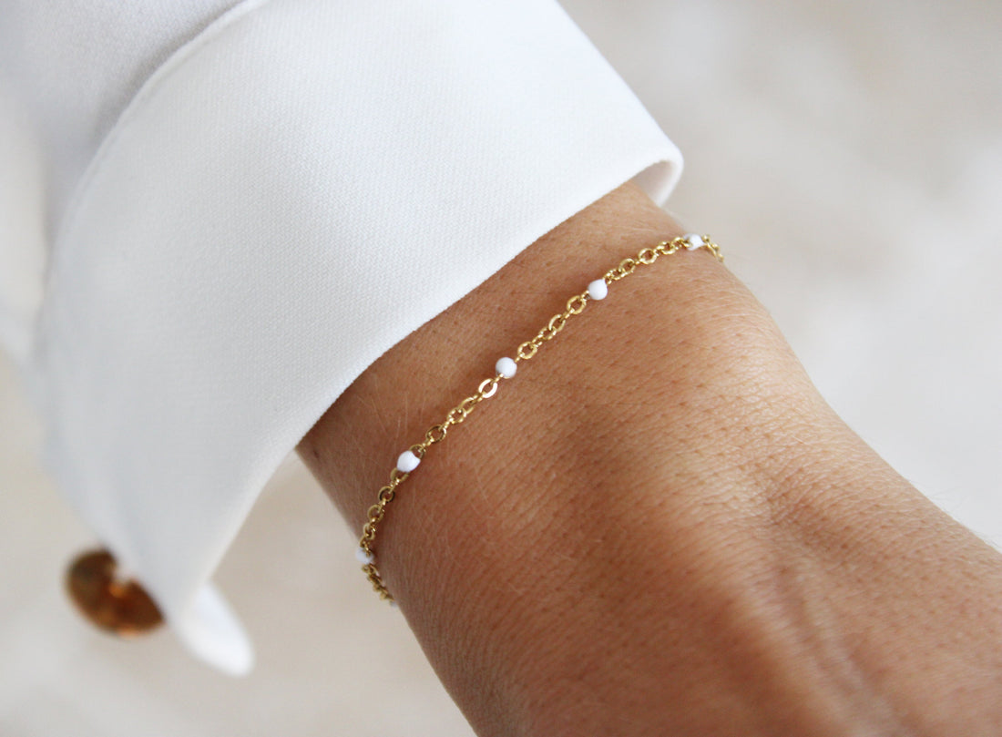 Jade | Bracelet en acier inoxydable