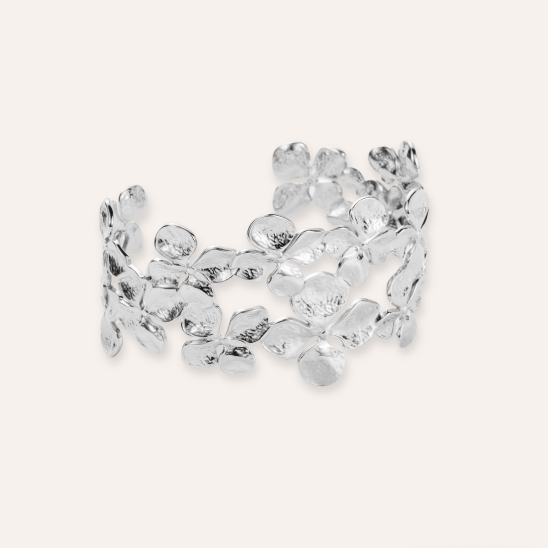 Bloom | Jonc fleurs en acier inoxydable