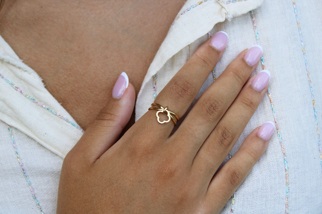 Maelle | Bague en acier inoxydable