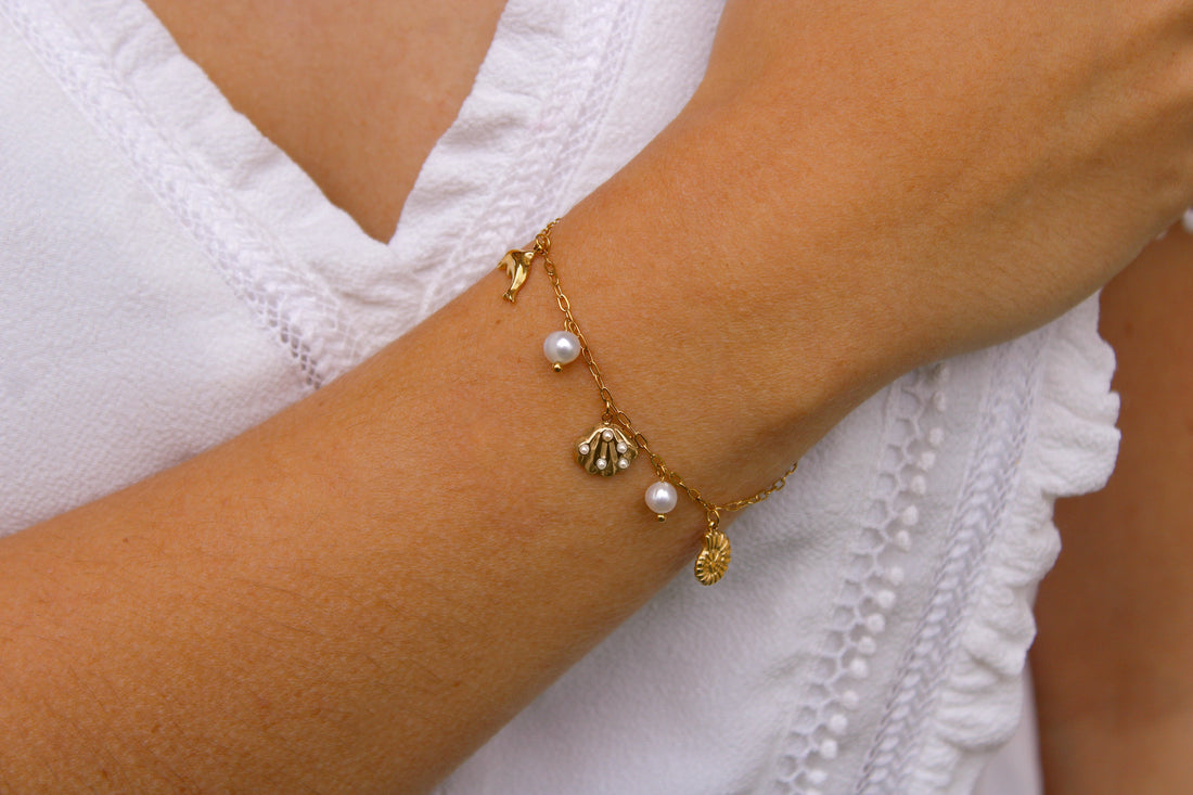 Moana | Bracelet breloques en acier inoxydable