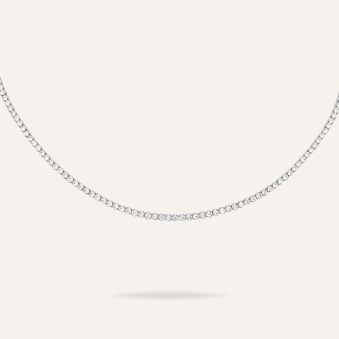 Nina | Collier en acier inoxydable serti de cristaux BERYL