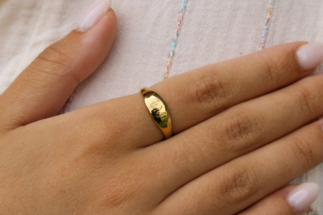 Passion | Bague chevalière gravure personnalisée en acier inoxydable
