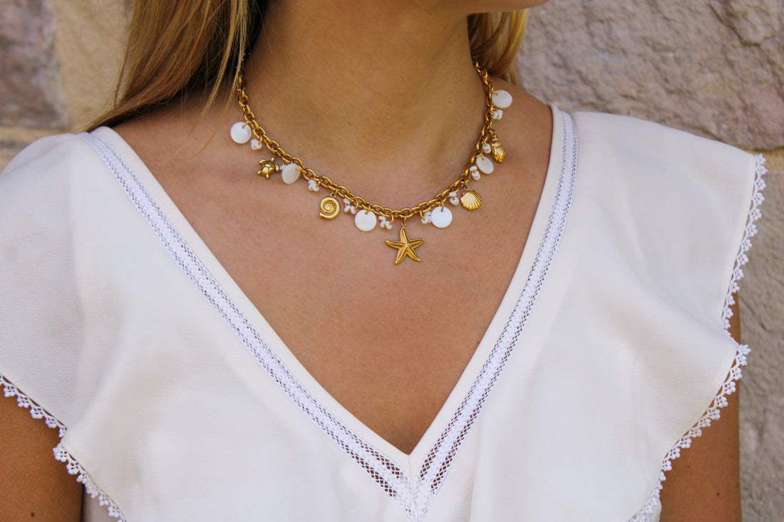 Pohésia | Collier breloques en acier inoxydable