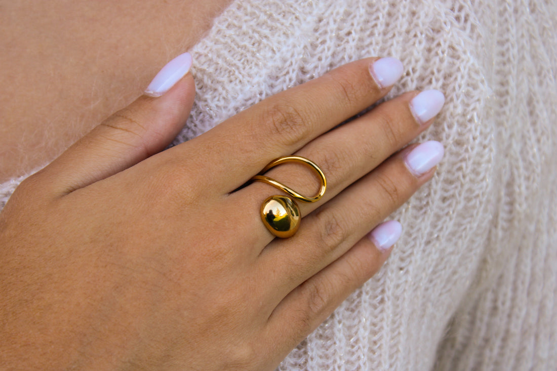 Rosalie | Bague en acier inoxydable