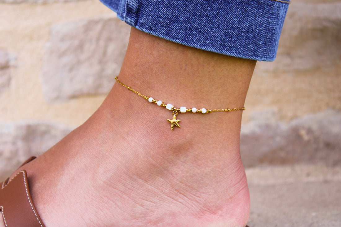 Starly | Bracelet de cheville en acier inoxydable
