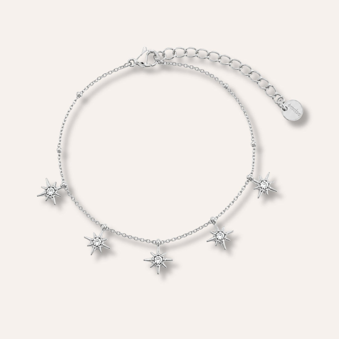 Liara | Bracelet fleurs en acier inoxydable
